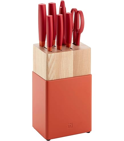 Amazon.com: ZWILLING Now S 6-pc Knife Block Set - Granada Orange
